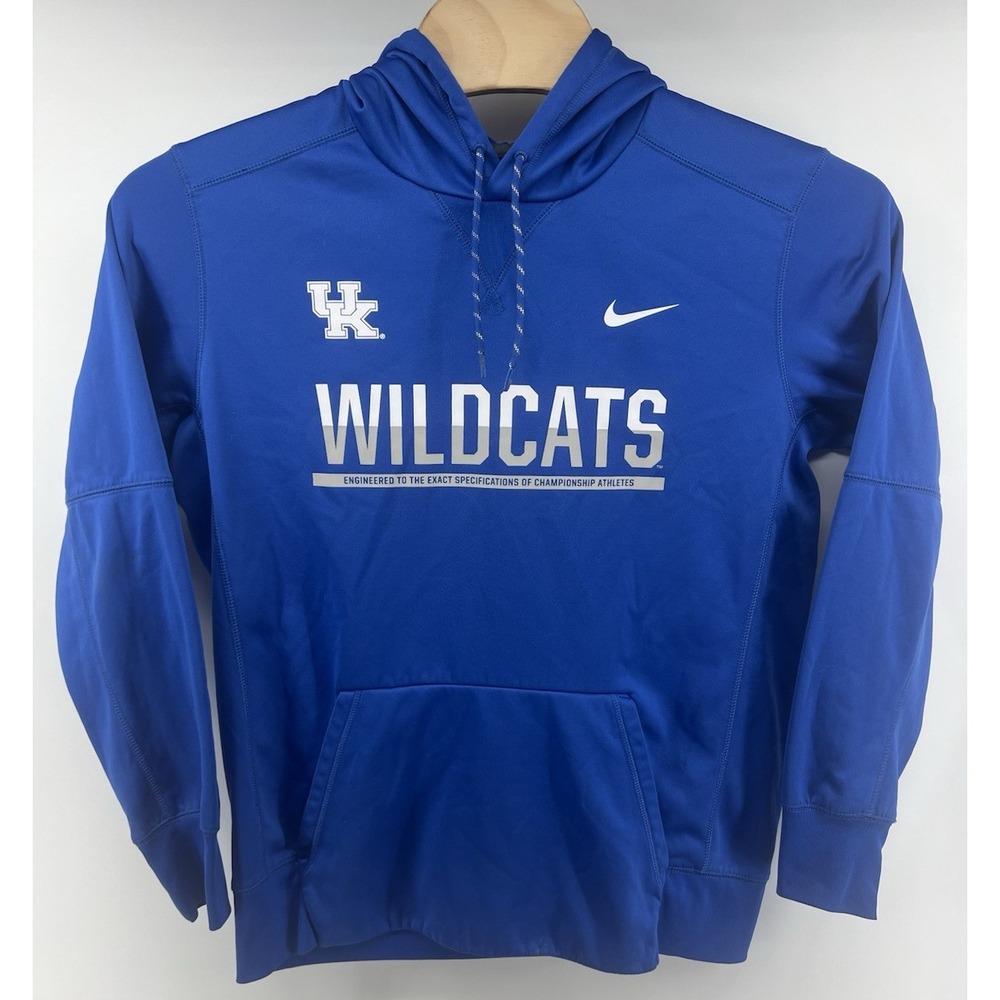 Nike Univ of Kentucky Wildcats Therma Fit Hoodie Sweatshirt Mens Large